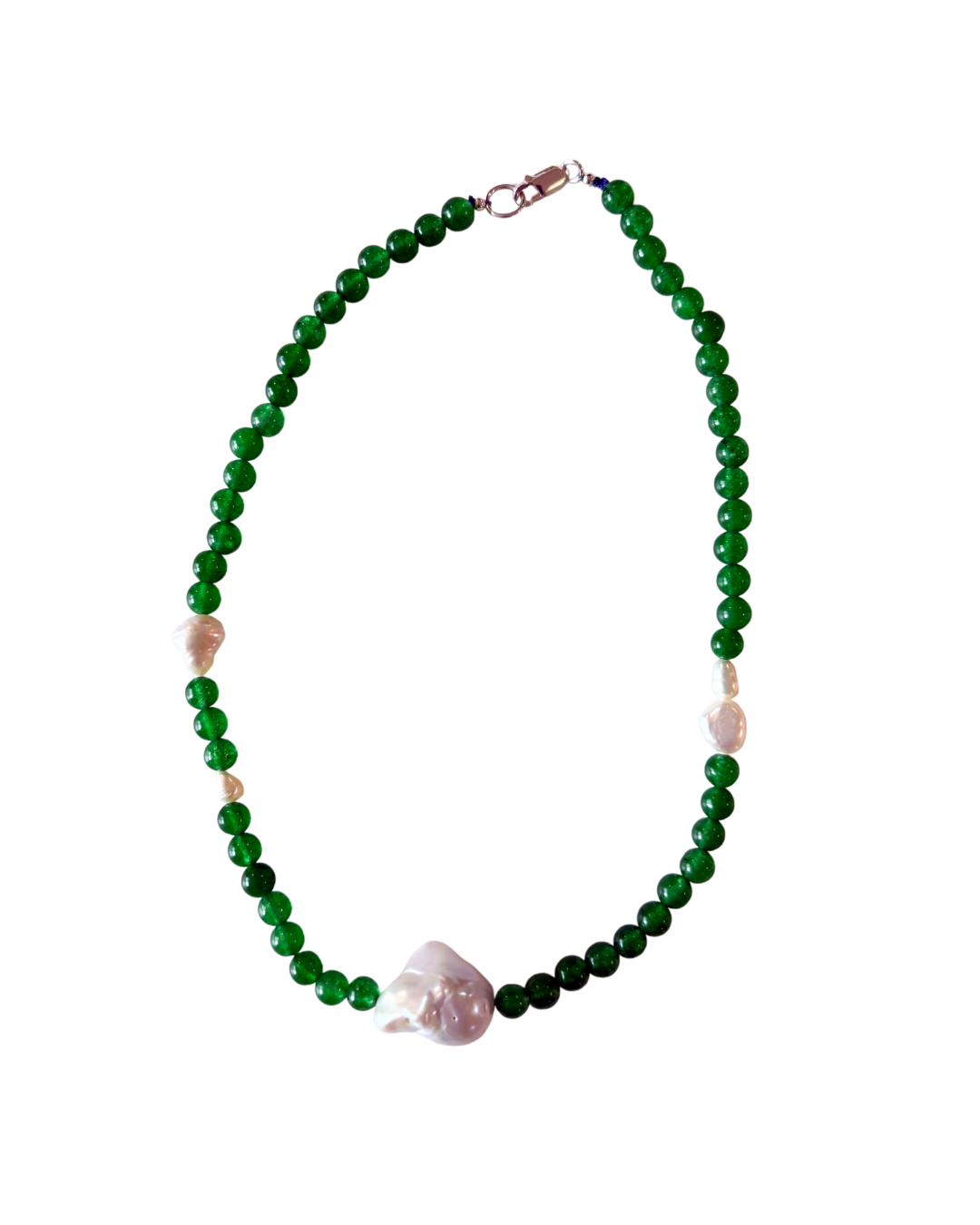 NO2. NECKLACE - GREEN JADE