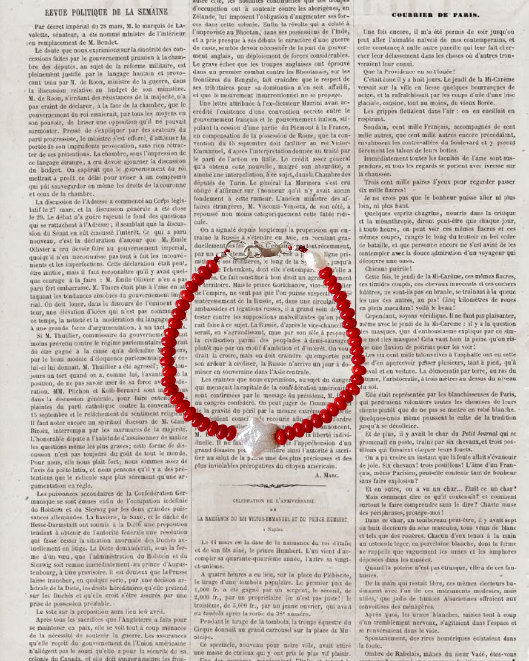NO2. BRACELET - CORAL